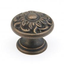 Schaub and Company 870-ABZ - Knob, Ancient Bronze,1-3/8''