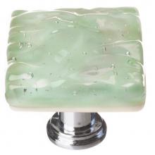 Sietto K-201-ORB - Glacier Spruce Green Knob With Oil Rubbed Bronze Base