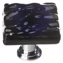 Sietto K-213-ORB - Glacier Black Knob With Oil Rubbed Bronze Base