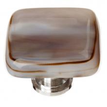 Sietto K-305-ORB - Cirrus White With Brown Knob With Oil Rubbed Bronze Base