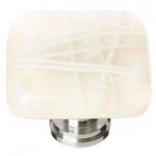 Sietto K-500-ORB - Cirrus Vanilla & White Mardi Gras Knob With Oil Rubbed Bronze Base