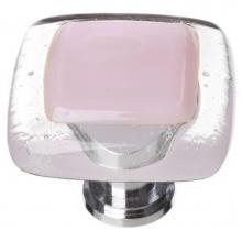 Sietto K-717-ORB - Reflective Pink Knob With Oil Rubbed Bronze Base