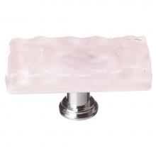 Sietto LK-228-ORB - Glacier Rose Long Knob With Oil Rubbed Bronze Base