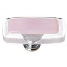 Sietto LK-717-ORB - Reflective Pink Long Knob With Oil Rubbed Bronze Base