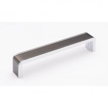 Sietto P-2000-6-G-PC - Fusion 6'' Pull Gunmetal With Polished Chrome