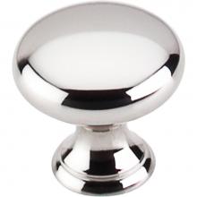 Top Knobs M1311 - Asbury Mushroom Knob 15/16 Inch Polished Nickel