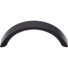 Top Knobs M1744 - Crescent Pull 3 Inch (c-c) Flat Black