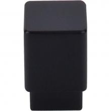 Top Knobs TK31BLK - Tapered Square Knob 3/4 Inch Flat Black