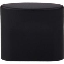 Top Knobs TK73BLK - Oval Slot Knob 3/4 Inch (c-c) Flat Black