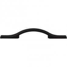 Top Knobs TK753BLK - Somerdale Pull 3 3/4 Inch (c-c) Flat Black