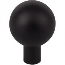 Top Knobs TK761BLK - Brookline Knob 1 Inch Flat Black