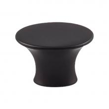 Top Knobs TK781BLK - Edgewater Knob 1 1/2 Inch Flat Black