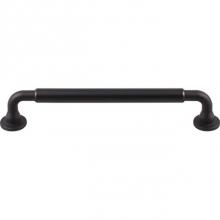 Top Knobs TK824BLK - Lily Pull 6 5/16 Inch (c-c) Flat Black