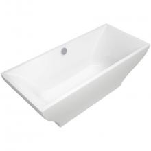 Villeroy and Boch UBQ180LAB2PDTFV01 - La Belle, free-standing tub, 70 7/8'' x 31 1/2'', black on white