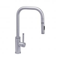 Waterstone 10210-2-CH - Waterstone Fulton Industrial PLP Pulldown Faucet - Toggle Sprayer - 2 pc. Suite