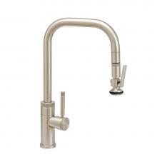 Waterstone 10260-PG - Waterstone Fulton Industrial PLP Pulldown Faucet - Lever Sprayer