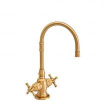 Waterstone 1252HC-PG - Waterstone Pembroke Hot and Cold Filtration Faucet - Cross Handles