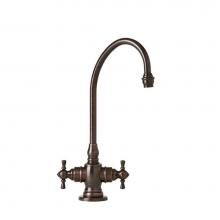 Waterstone 1550-PG - Waterstone Hampton Bar Faucet - Cross Handles