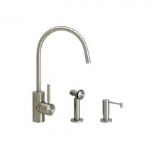 Waterstone 3800-2-PG - Waterstone Parche Kitchen Faucet - 2pc. Suite