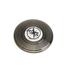 Waterstone 4070-PG - Waterstone Traditional Sink Hole Cover - Compass Button