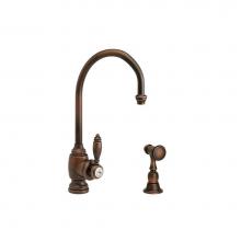 Waterstone 4900-1-PG - Waterstone Hampton Prep Faucet w/ Side Spray