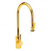 Waterstone 5700-PG - Waterstone Contemporary Extended Reach PLP Pulldown Faucet - Lever Sprayer