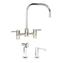 Waterstone 7825-2-WB - Fulton Bridge Faucet - 2Pc. Suite