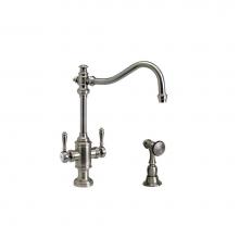 Waterstone 8020-1-WB - Annapolis Two Handle Kitchen Faucet W/ Side Spray