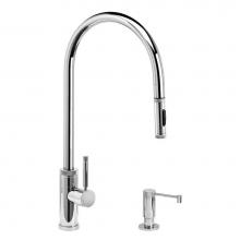 Waterstone 9300-2-PG - Waterstone Industrial Extended Reach PLP Pulldown Faucet - Toggle Sprayer - 2pc. Suite