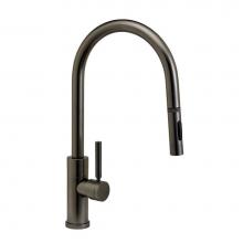 Waterstone 9460-2-ABZ - Waterstone Modern PLP Pulldown Faucet - Toggle Sprayer - Angled Spout - 2pc. Suite