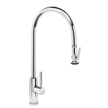 Waterstone 9750-CH - Waterstone Modern Extended Reach PLP Pulldown Faucet - Lever Sprayer