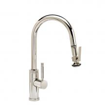 Waterstone 9940-PG - Waterstone Industrial Prep Size PLP Pulldown Faucet - Lever Sprayer - Angled Spout