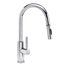 Waterstone 9960-CH - Waterstone Modern Prep Size PLP Pulldown Faucet - Toggle Sprayer - Angled Spout