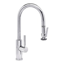 Waterstone 9980-CH - Waterstone Modern Prep Size PLP Pulldown Faucet - Lever Sprayer