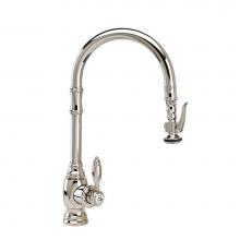 Waterstone 5610-4-GR - Waterstone Traditional PLP Pulldown Faucet - Angled Spout - 4pc. Suite