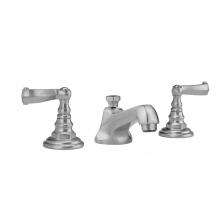 Jaclo 6870-T667-836-PCH - Westfield Faucet with Ribbon Handles and Fully Polished and Plated Pop-Up Drain