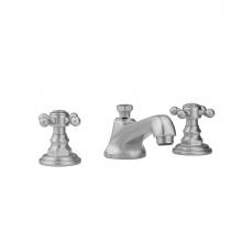 Jaclo 6870-T678-836-PCH - Westfield Faucet with Ball Cross Handles and Fully Polished and Plated Pop-Up Drain