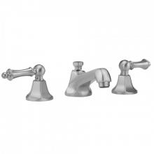 Jaclo 6870-T689-836-PCH - Astor Faucet with Ball Lever Handles and Fully Polished and Plated Pop-Up Drain