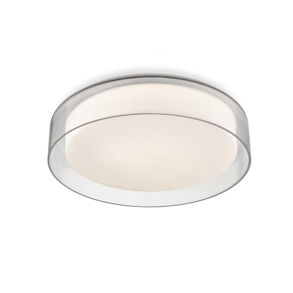 Aston 14-in Clear LED Flush Mount Aston 14-in Clear LED Flush Mount