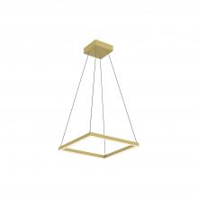 Kuzco Lighting Inc PD88118-BG - Piazza 18-in Brushed Gold LED Pendant