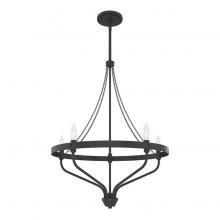 Hunter 19794 - Hunter Merlin Noble Bronze 5 Light Chandelier Ceiling Light Fixture