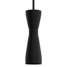 Hunter 19827 - Hunter Zola Matte Black 1 Light Mini Pendant Ceiling Light Fixture