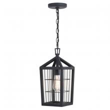 Vaxcel International T0590 - Gage 7-in. Outdoor Pendant Volcanic Black