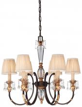 Minka Metropolitan N6646-258B - 6 LIGHT CHANDELIER