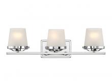 Lighting One US L8-5250-3-11 - Klein 3-Light Bathroom Vanity Light in Polished Chrome