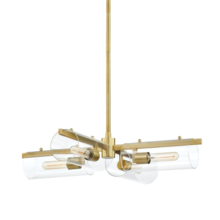 Mitzi by Hudson Valley Lighting H326804-AGB - Ariel Chandelier