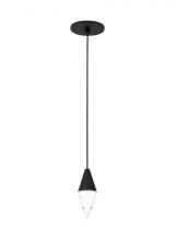 Visual Comfort & Co. Modern Collection 700TRSPTRT1RB-LED930 - Turret 1 Light Pendant