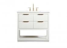  VF19236WH - 36 Inch Single Bathroom Vanity in White