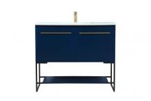  VF42540MBL - 40 Inch Single Bathroom Vanity in Blue