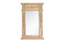  VM11828AB - Wood Frame Mirror 18 Inchx28 Inch in Antique Beige